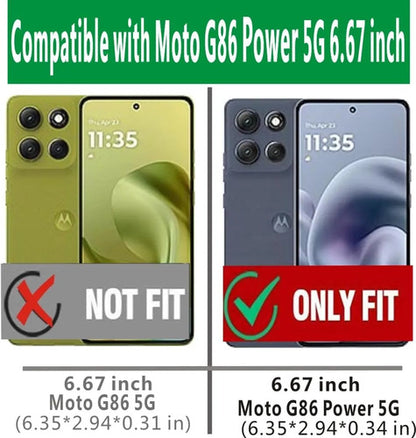 Funda Protectora Folmeikat Para Moto G86 Power 5g Transparente
