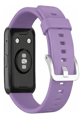 Correa Inf Compatible Con Huawei Watch Fit Silicona Azul Lila