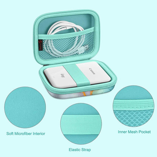 Estuche Funda Para Impresoras De Fotos Canon Ivy 2 Mini Verde Lima