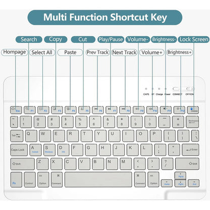 Funda Con Teclado Para iPad De 9a Generacion. Gris