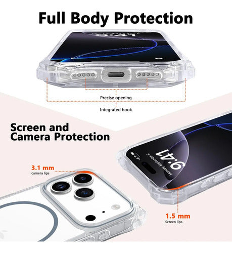 Funda Para iPhone 17 Pro Con Correa Ajustable Gris