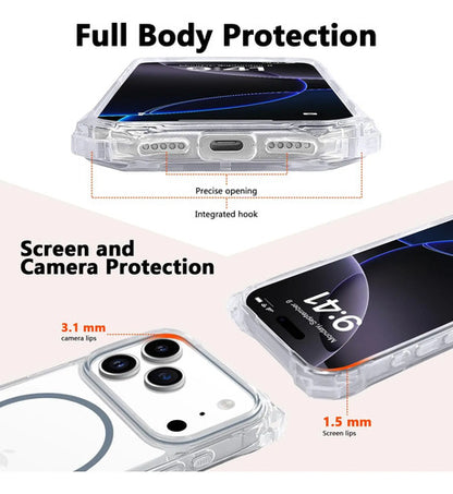 Funda Para iPhone 17 Pro Con Correa Ajustable Gris