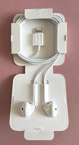 Apple Earpods Con Conector Lightning Originial. Blanco