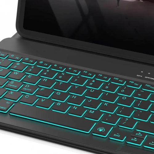 Funda Con Teclado Para iPad Air 11  Y Pro 11 Negro