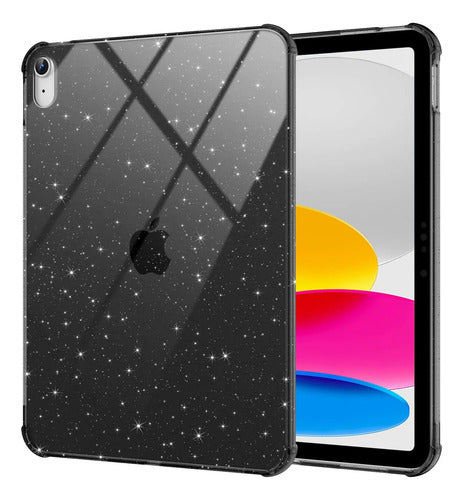 Funda Transparente Para iPad 11th/10th Gen 2025 Negro