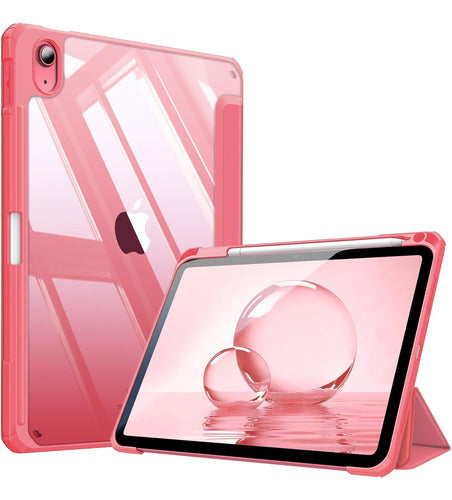 Funda Para iPad (a16) De 2022 Y 2025 11' Y 10.9' Rosa Chicle
