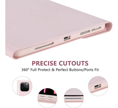 Funda Con Teclado Para iPad Pro M3 11  Rosa