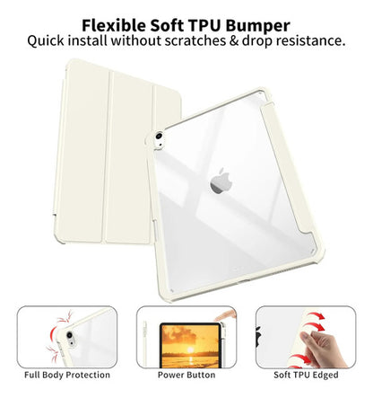 Funda Para iPad (a16) De 2022 Y 2025 11' Y 10.9' Crema
