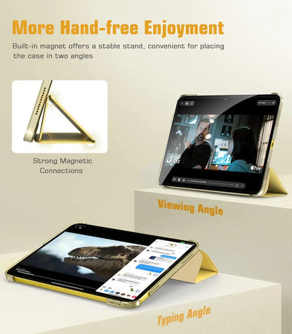 Funda Para iPad A16 11th Gen 2025/iPad 10th Amarillo Claro