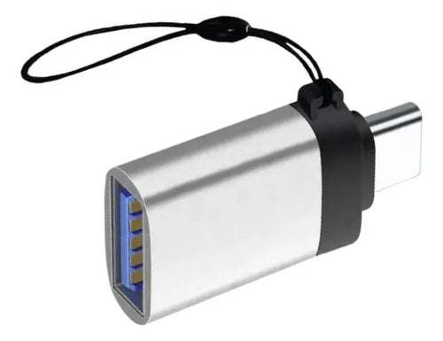Adaptador Usb-c A Usb 3.0 Otg Gris