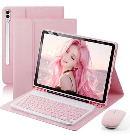 Funda Con Teclado Para Samsung Galaxy Tab  S11 Ultra Rosa