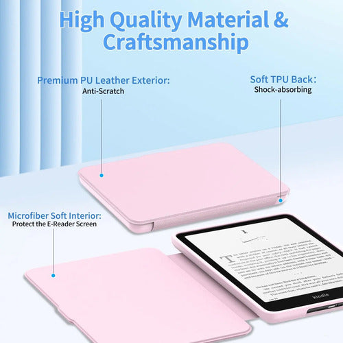 Funda Premium Para Kindle Paperwhite Rosa