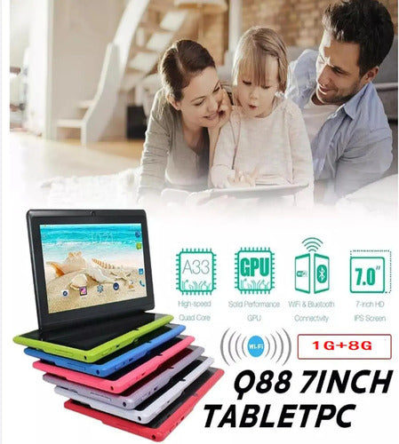Tablet Para Niños, Android 6.0, 1gb Ram, 8gb 7''