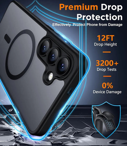 Funda Magnética Para Samsung Galaxy S25 Fe Negro