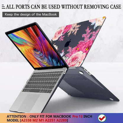 Funda Floral Cissook Para Macbook Pro 13 Inch Floreado