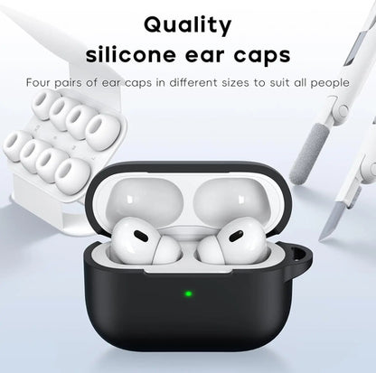 Estuche Compatible Con AirPods Pro 2 Negro