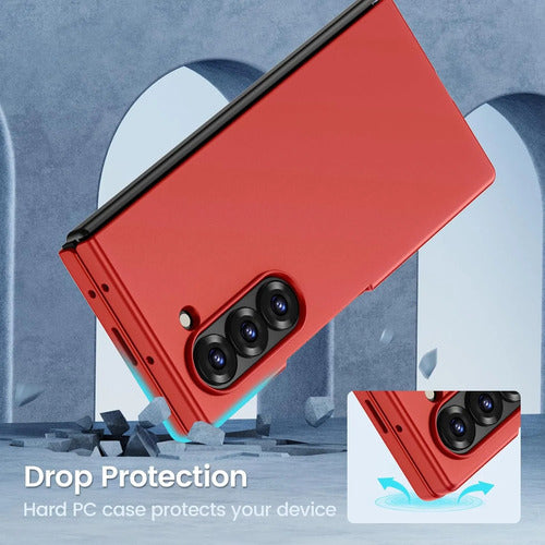 Funda Para Samsung Galaxy Z Fold 6 Rojo
