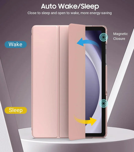 Funda Para Samsung Galaxy Tab A9 Plus 11  2023 Rosa Dorado