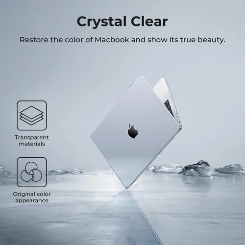 Carcasa Funda Transparente Para Macbook Air 13.6' Transparente