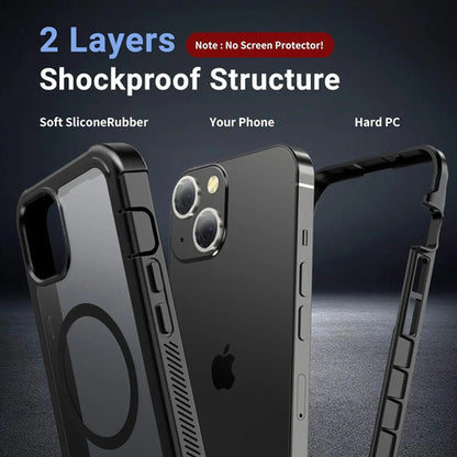 Funda Para iPhone 14, Protección Militar Y Antideslizante Negro