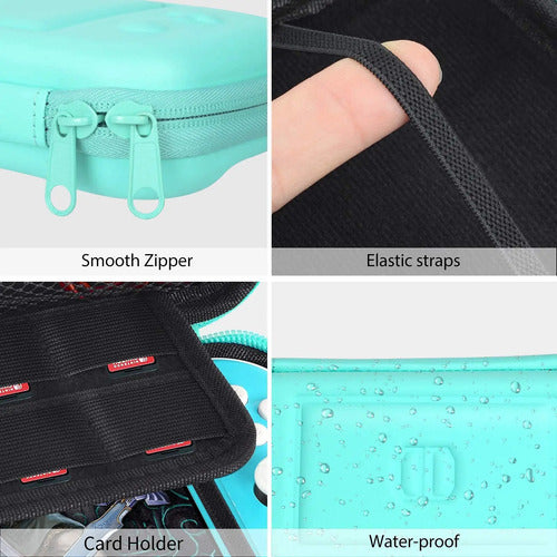 Pack De Protección Y Organización Para Nintendo Switch Verde