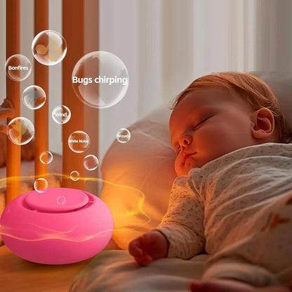 Máquina De Ruido Blanco Portátil Para Bebés Rosa