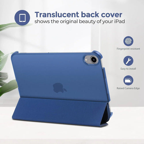 Fund Para iPad Mini 7 A17 Pro 2024/mini Azul Marino