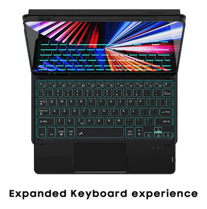 Funda Con Teclado Retroiluminado Para Lenovo Tab M10 Hd (... Negro