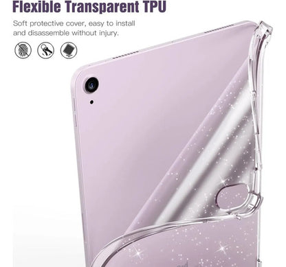 Funda Transparente Para iPad Air 11' (m2) 2024 Plateado