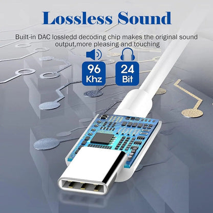 Adaptador Universal Usb-c A Jack 3.5mm Color