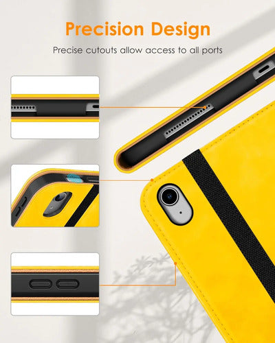 Funda Para iPad 11th Gen 11  2025 Y 10th Gen 10.9 Amarillo