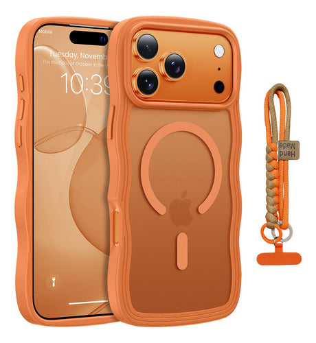 Funda Para iPhone 17 Pro Naranja