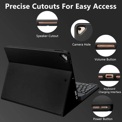 Funda Con Teclado Para iPad De 9a Generacion. Negro