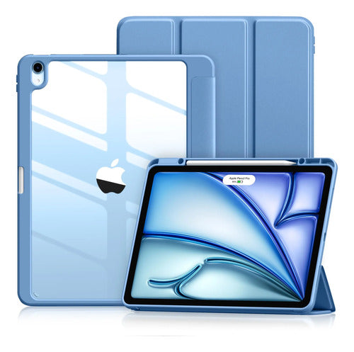 Funda Para iPad Air M4 13 Pulgadas Azul Claro