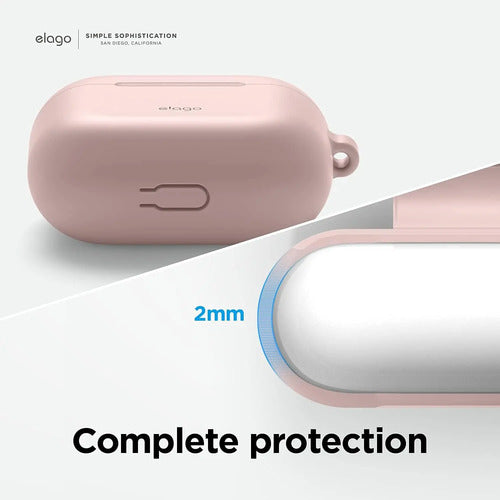 Funda De Silicona Elago Para AirPods 3ra Generación Rosa Claro