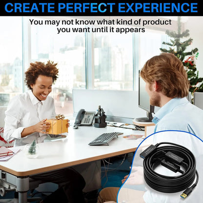 Cable Extensor Usb 3.0 Activo 75 Pies Negro