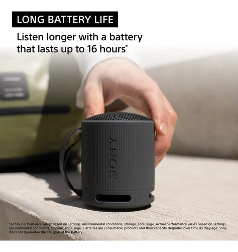 Parlante Bluetooth Sony Inalámbrico Negro