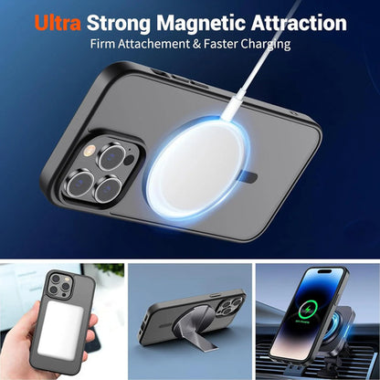 Funda Magnética Supfine Para iPhone 14 Pro Negro Lisa