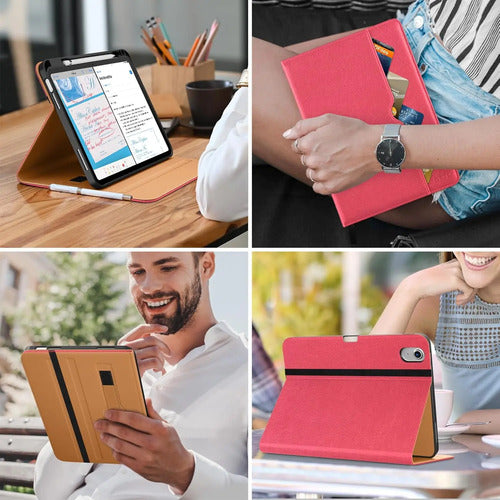Funda Para iPad 11th Gen 11  2025 Y 10th Gen 10.9 Rosa