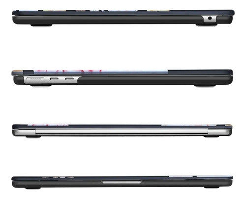 Funda Carcasa Para Macbook Air 13  M5 M4 M3 M2 2026-2022 Negro