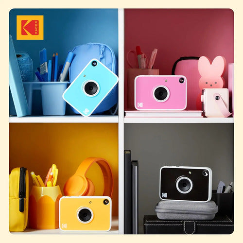 Cámara Digital Kodak Printomatic+ Instant Print 10mp Rosa Amarillo