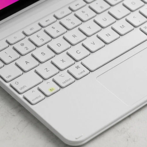 Funda Con Teclado Para iPad 11th/10th Gen, Air 11 Blanco