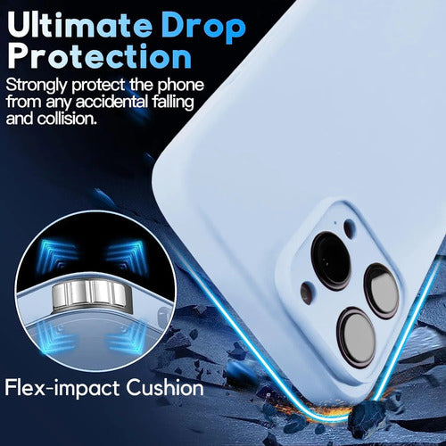Funda Blaspins Para iPhone Con Correa Ajustable Azul