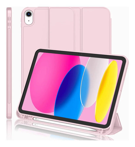 Funda Protectora Para iPad 10a Gen 2022 Rosado
