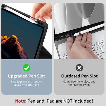 Funda Con Teclado Para iPad Air Gen 11 Negro