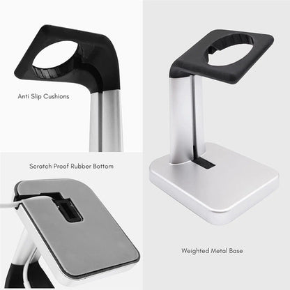 Soporte Cargado Para Apple Watch Series Ultra/9/8/7/6/5/4... Plata