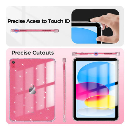 Funda Transparente Para iPad 11th/10th Gen 2025 Rosa Claro