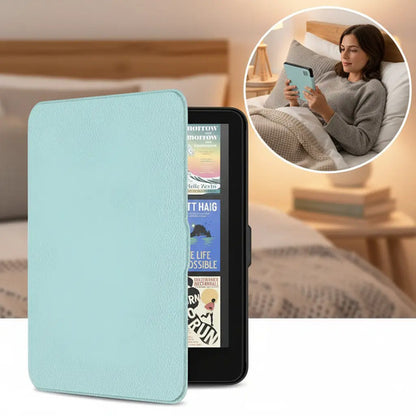 Funda Premium Para Kindle Paperwhite Verde Claro