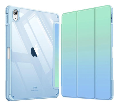Funda Híbrida Delgada Para iPad Azul Claro