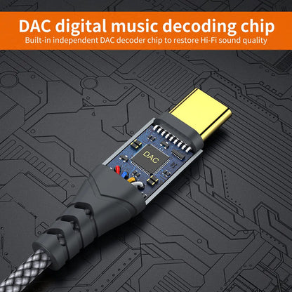 Cable Auxiliar Usb C De Alta Fidelidad Color